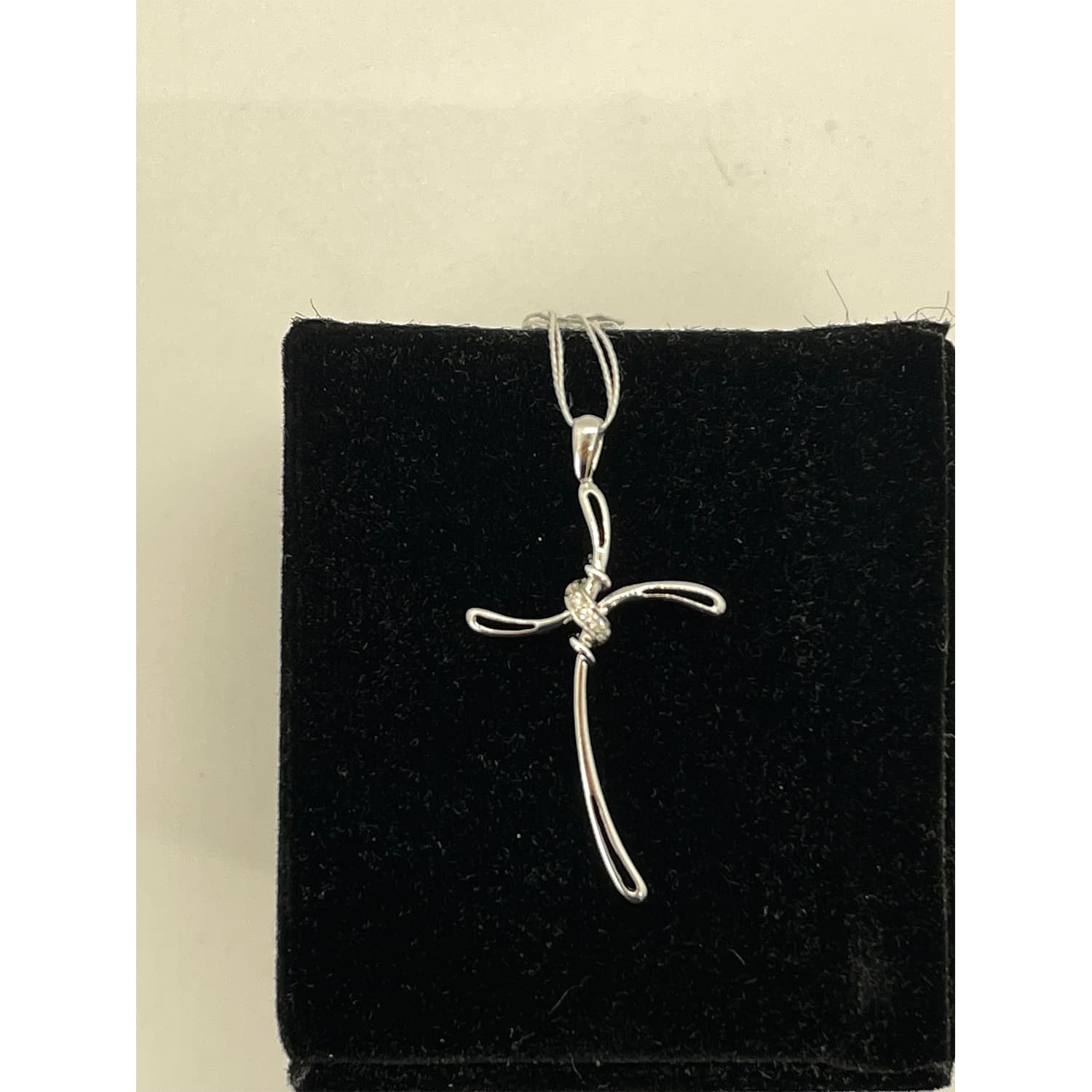 10K Gold Twisted Diamond Pendant Chain