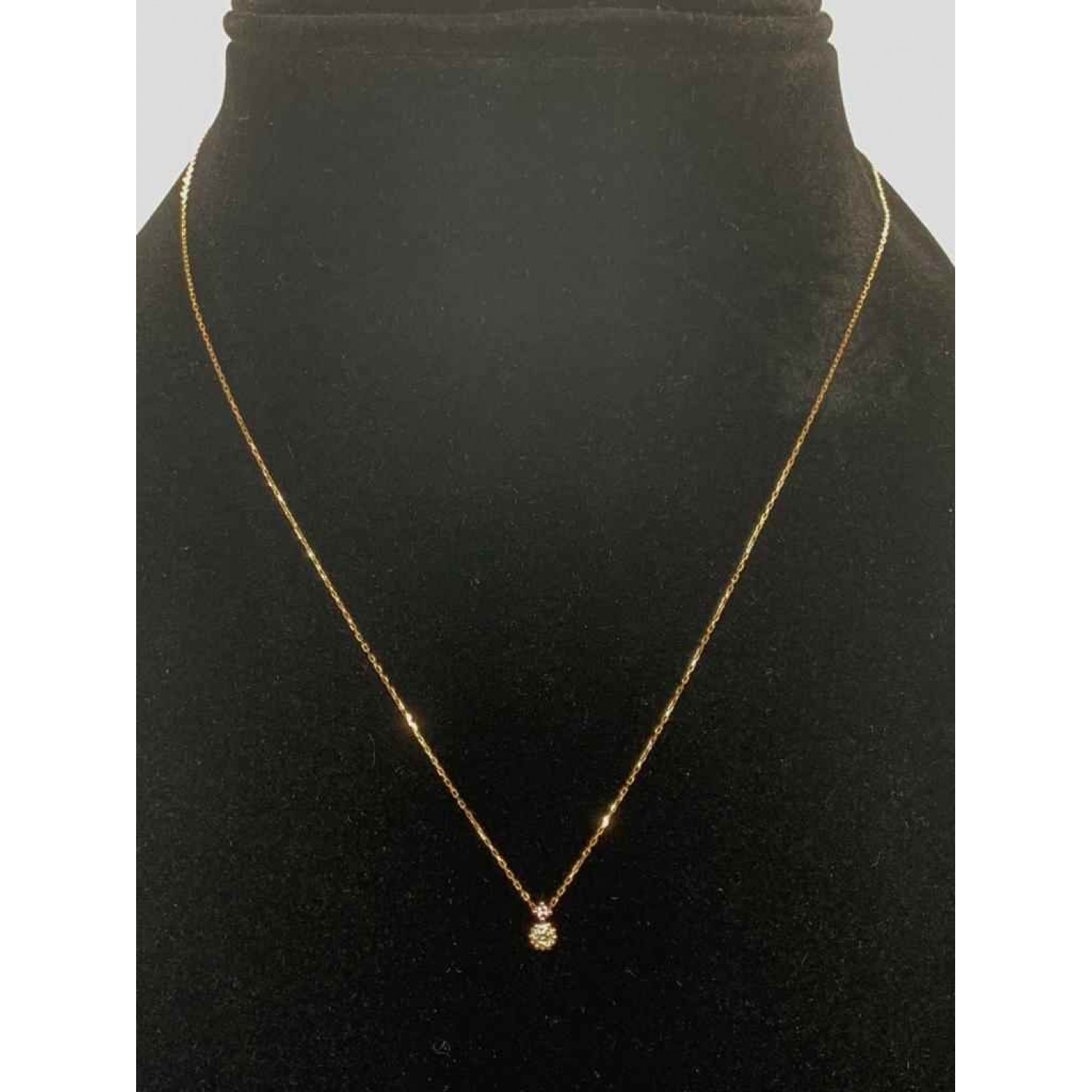 Sun-Disc Pendant Chain