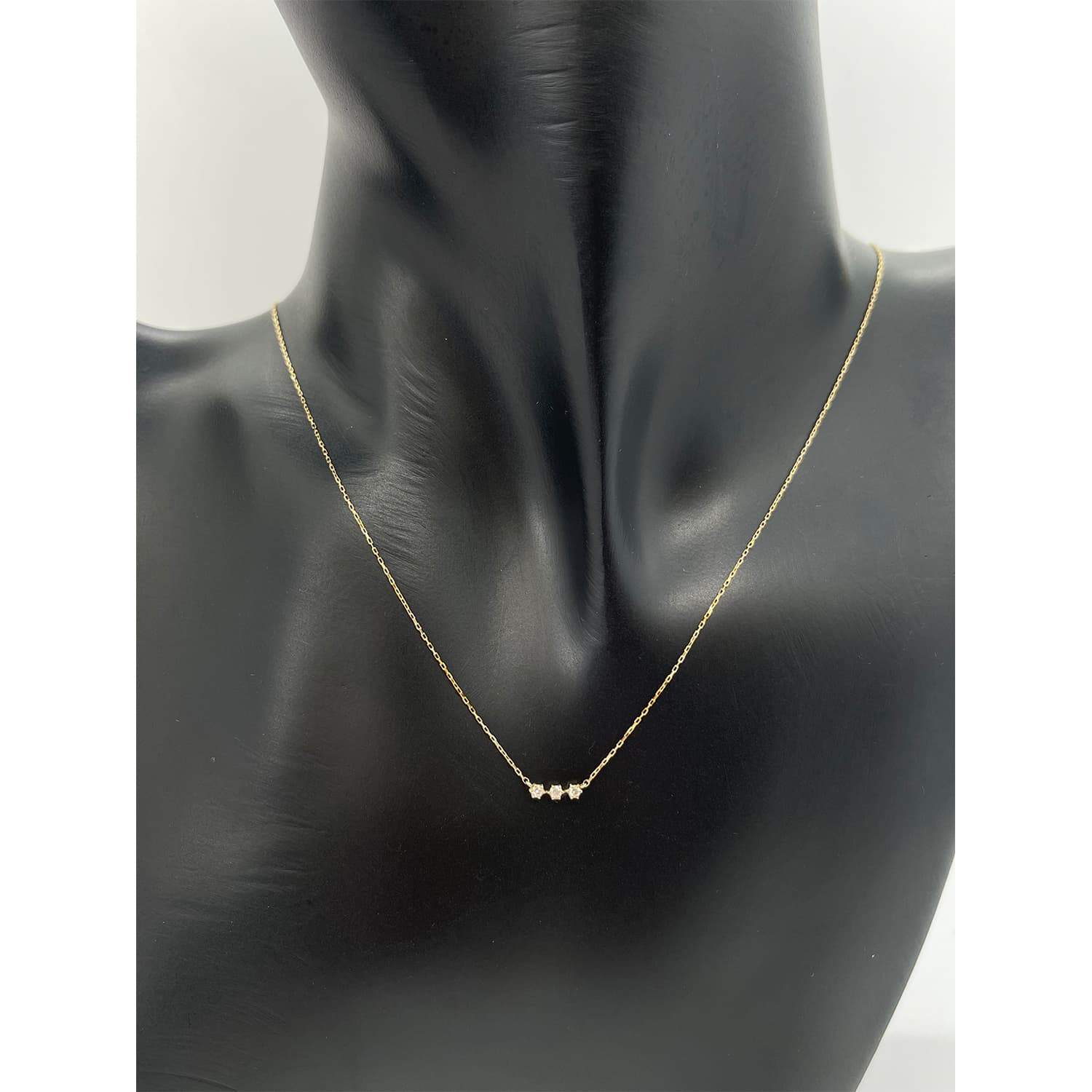 Three-Starred Pendant Gold Chain